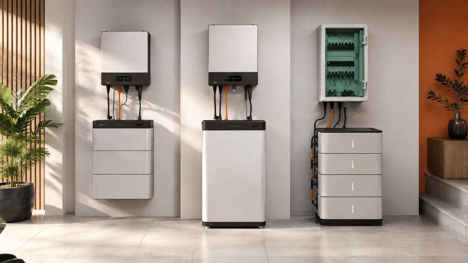 Verschiedene Batteriespeicher-Systeme im Vergleich